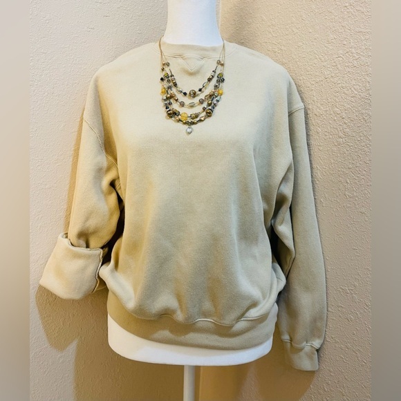 Vintage: Faconnable, Albert Goldberg Lt. Tan Sweater, S (unisex) - Picture 1 of 7